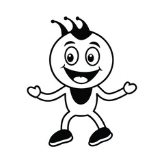 Playful Mascot Design for Children's Learning App