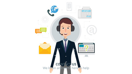 business woman with business card