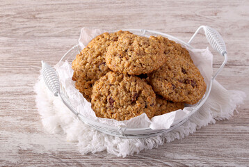 homemade oat wholemeal cookies