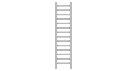 ladder on white