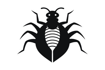 Obraz premium black silhouette of a beetle