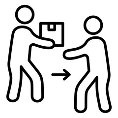 Delivery Outline Icon