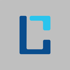 LC letter logo with minimalist concept is suitable for your company