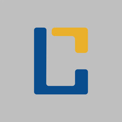 LC letter logo with minimalist concept is suitable for your company