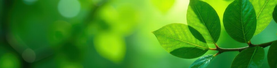 Obraz premium Intricate green eucalyptus leaf texture, dappled light, image, photography