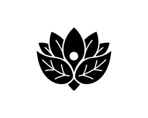 creative details Outline silhouette welness care icon sign vector