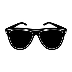 Designer Sunglasses silhouette vector