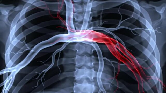 3D Medical Animation of Aortic Dissection
