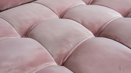 Obraz premium Pink couch with a patterned fabric