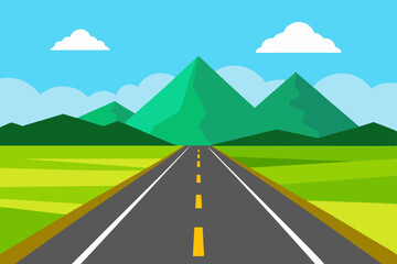 road to the mountains