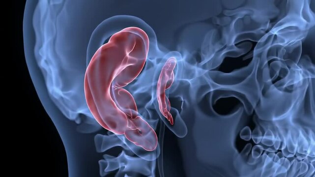 Human Brain Anatomy: Cerebellum and X-ray Skull