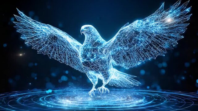 Digital Eagle: A Majestic Symbol of Freedom and Technology
