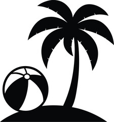palm tree on the beach
