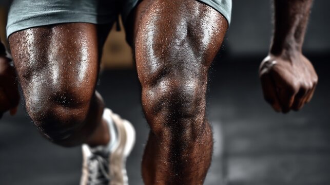 Close up of tensor fasciae latae overactivation leading IT band tension and lateral knee stress in endurance and CrossFit athletes