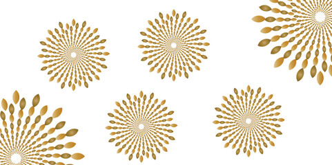 Fototapeta premium Traditional Mandala ottoman clean and Flower of life pattern logo design inspiration with white background. creating a modern technology background. minimalist texture. Vector.&nbsp;Illustration.