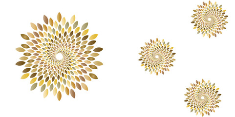 Traditional Mandala  ottoman clean and Flower of life pattern logo design inspiration with white background. creating a modern technology background. minimalist texture. Vector. Illustration.