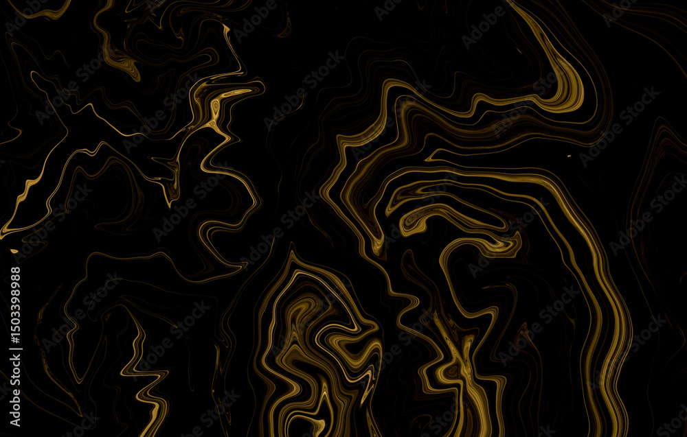 Fototapete abstract black and gold are light with white the gradient is the surface with templates metal textur