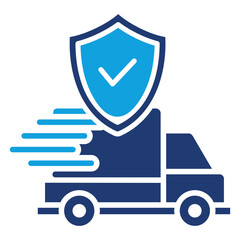 Safety Flat Blue Icon