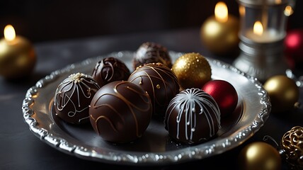 balls of chocolates