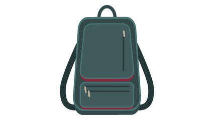 red suitcase isolated on white