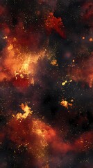 Naklejka premium Seamless tile of soft golden watercolor background, ideal for elegant product visuals, decorative paper, and subtle luxury textures.