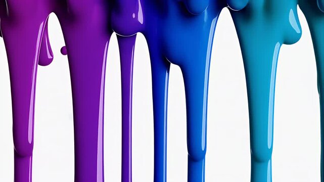 Abstract dripping liquid pattern motion
