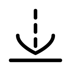 Icon of ongoing download process for showing progress or data retrieval in interface