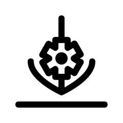 Settings icon related to download configuration or customization options