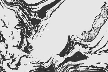 Grunge detailed intertwined texture, threads, lines, wire, veins, monochrome. Grunge old detailed black and white, gray texture. Vector background