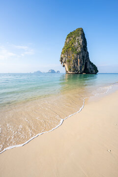 Phra Nang Beach in summer, Ao Nang, Krabi Province, Thailand