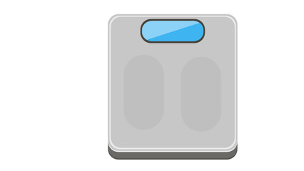 digital scale isolated on white