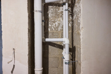 Industrial Pipe Systems utilized in a Construction Environment for various purposes
