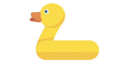 rubber duck isolated on white