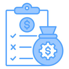 Accountability Blue Icon