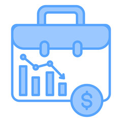 Business Acumen Blue Icon