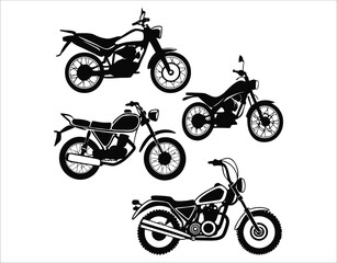 Fototapeta premium Motorcycle Vector Bundle