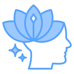 Release Stress Blue Icon