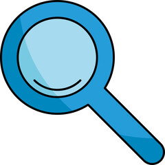 Magnifying Glass Icon for Search and Focus Tools