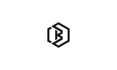 KB initial letters, monogram logo