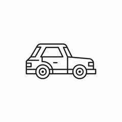 Fototapeta premium car transport automobile icon sign vector