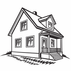 house vector