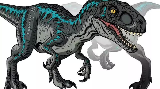 tyrannosaurus rex dinosaur vector illustration