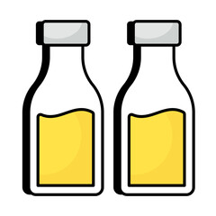 Summer Colored Outline Icons