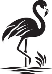 Flamingo Silhouette Vector