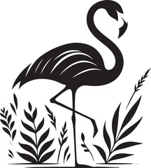 Flamingo Silhouette Vector