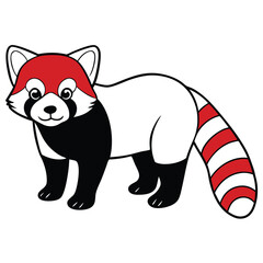 Red-Spotted Newt vector illustration white background