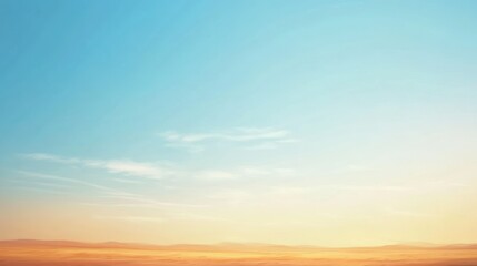 Fototapeta premium Soft sunset sky, blended colors