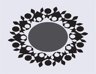 flourish border, outline design, intricate design frame, oval design frame, color frame, wrap frame, wrapping, text wrapping, text frame, frame, floral framing, floral border, spring frame, summer