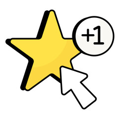 Social Media Colored Outline Icons