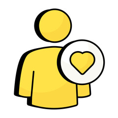 Social Media Colored Outline Icons